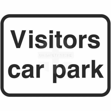 Visitors Car Park Traffic Sign