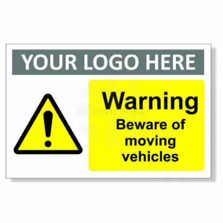 Warning Beware Of Moving Vehicles Sign