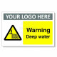 Warning Deep Water Sign