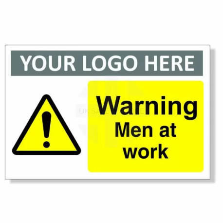 Warning Men At Work Sign