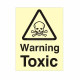 Warning Toxic Sign