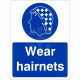 Wear Hairnets Hygiene Sign