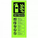 Wet Chemical Fire I.D Sign 80x200