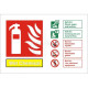 Wet Chemical Fire Identification Sign