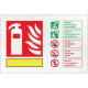 Wet Chemical Fire Identification Sign