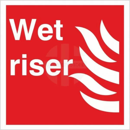 Wet Riser Sign