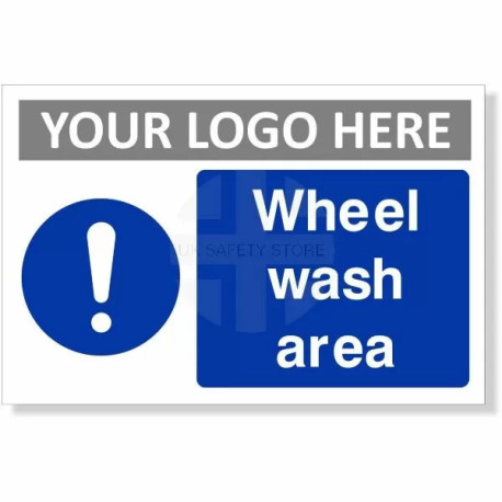 Wheel Wash Area Sign