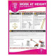Work at height 420w x 595h  health and safety poster