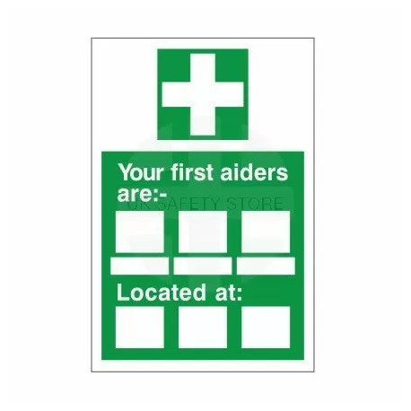 Your First Aiders Are Sign