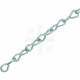 Zinc Plated Jack Link Chain (per meter)