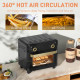 10L Air Fryer Oven, Mini Oven, Oil Free Cooking, Grill, Roast, Bake, with Adjustable Temperature, Timer, Dishwasher Safe, 1000W,