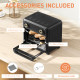 10L Air Fryer Oven, Mini Oven, Oil Free Cooking, Grill, Roast, Bake, with Adjustable Temperature, Timer, Dishwasher Safe, 1000W,