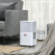 10L/Day 2000ML Portable Quiet Dehumidifier for Home Laundry Room Bedroom Basement, Electric Moisture Air De-Humidifier with 3 Mo