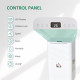 10L/Day 2000ML Portable Quiet Dehumidifier for Home Laundry Room Bedroom Basement, Electric Moisture Air De-Humidifier with 3 Mo