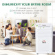 10L/Day 2000ML Portable Quiet Dehumidifier for Home Laundry Room Bedroom Basement, Electric Moisture Air De-Humidifier with 3 Mo