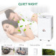 10L/Day 2000ML Portable Quiet Dehumidifier for Home Laundry Room Bedroom Basement, Electric Moisture Air De-Humidifier with 3 Mo