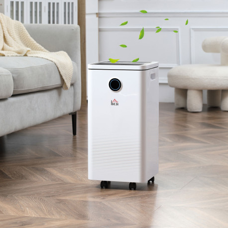 10L/Day Dehumidifier with 2.5L Water Tank, Digital Display, Intelligent & Sleep Mode, 24H Timer, Laundry Clothes Drying, for Hom