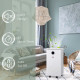 10L/Day Dehumidifier with 2.5L Water Tank, Digital Display, Intelligent &amp; Sleep Mode, 24H Timer, Laundry Clothes Drying, for Hom