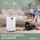 10L/Day Dehumidifier with 2.5L Water Tank, Digital Display, Intelligent &amp; Sleep Mode, 24H Timer, Laundry Clothes Drying, for Hom