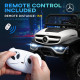 12V Licensed Mercedes-Benz Unimog, Kids Electric Ride on Car, with Remote Control, Horn, Light, MP3 - White