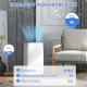 16L Multi-Mode Dehumidifier, with Wheels - White