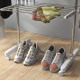 3-Tier Clothes Airer, Foldable Clothes Drying Rack, Stainless Steel Indoor and Outdoor Clothes Dryer with Wheels and Wings, Easy