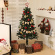 5ft Pre-Lit and Xmas Tree with Decorations