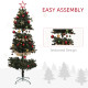 5ft Pre-Lit and Xmas Tree with Decorations