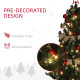 5ft Pre-Lit and Xmas Tree with Decorations