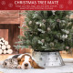 66cm Hammered Steel Christmas Tree Base Collar