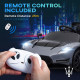 AIYAPLAY Maserati GT2 Licensed 12V Kids Electric Ride on Car with 4 Suspension Wheels, Remote Control, Music, Horn, Lights, Grey