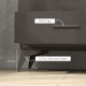 Velvet-Feel Chest of Four Drawers - Brown
