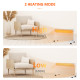 POWER Convector Radiator Freestanding or Wall-mounted Heating with 2 Heat Settings Safety Cut-Off, White