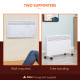 POWER Convector Radiator Freestanding or Wall-mounted Heating with 2 Heat Settings Safety Cut-Off, White