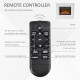 Electric Fireplace Suite with Remote Control, 1kW/2kW Freestanding Fireplace Heater with LED Flame Effect, Overheat Protection, 