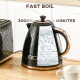3kW Rapid Boil Honeycomb Kettle - Black