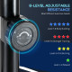 Elliptical Cross Trainer, Home Cardio Workout Machine with Eight Level Magnetic Resistance, LCD Monitor, Heart Rate Sensor, Two 