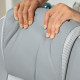 Faux Leather Office Chair - Grey