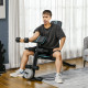 Foldable Weight Bench, Adjustable Strength Training Sit Up Ab Bench, Incline/Decline, Blue