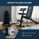 Foldable Weight Bench, Adjustable Strength Training Sit Up Ab Bench, Incline/Decline, Blue