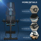 Foldable Weight Bench, Adjustable Strength Training Sit Up Ab Bench, Incline/Decline, Blue