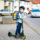Folding Electric Scooter with Brake, for Ages 6+ Years, 8km/h Maximum Speed, Green