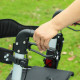88.5-106cm Aluminium Frame Rollator Walker, with Brakes - Red