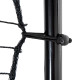 Football Training Net Target Goal, with Adjustable Angles - Black