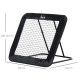 Football Training Net Target Goal, with Adjustable Angles - Black