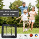 Football Training Net Target Goal, with Adjustable Angles - Black