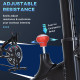 Indoor Stationary Exercise Bike 6kg Flywheel Fitness Cardio Workout Bke Trainer for Home Gym w/ Adjustable Resistance LCD Monito