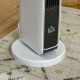 1100W/2200W Space Heater with 65° Oscillation &amp; 8-Hour Timer and Overheat &amp; Tip Over Protection, Room Heater with 2 Heater and F