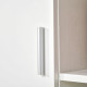 Kitchen Cupboard, Modern Kitchen Storage Cabinet with Shelves and Drawer, Free Standing Kitchen Units, 166 cm, White