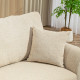 Three-Seater Linen-Look Sofa - Beige